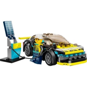 LEGO City 60383 La Voiture de Sport Électrique, Jouet Enfants 5 Ans, Set de Voiture de Course