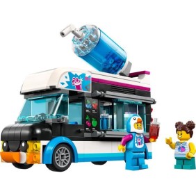 LEGO City 60384 Le Camion a Granités du Pingouin, Jouet Camion Enfants 5 Ans, avec Figurines