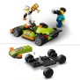 LEGO 60399 City La Voiture de Course Verte, Jouet pour Garçons et Filles Des 4 Ans, avec Photographe et Pilote