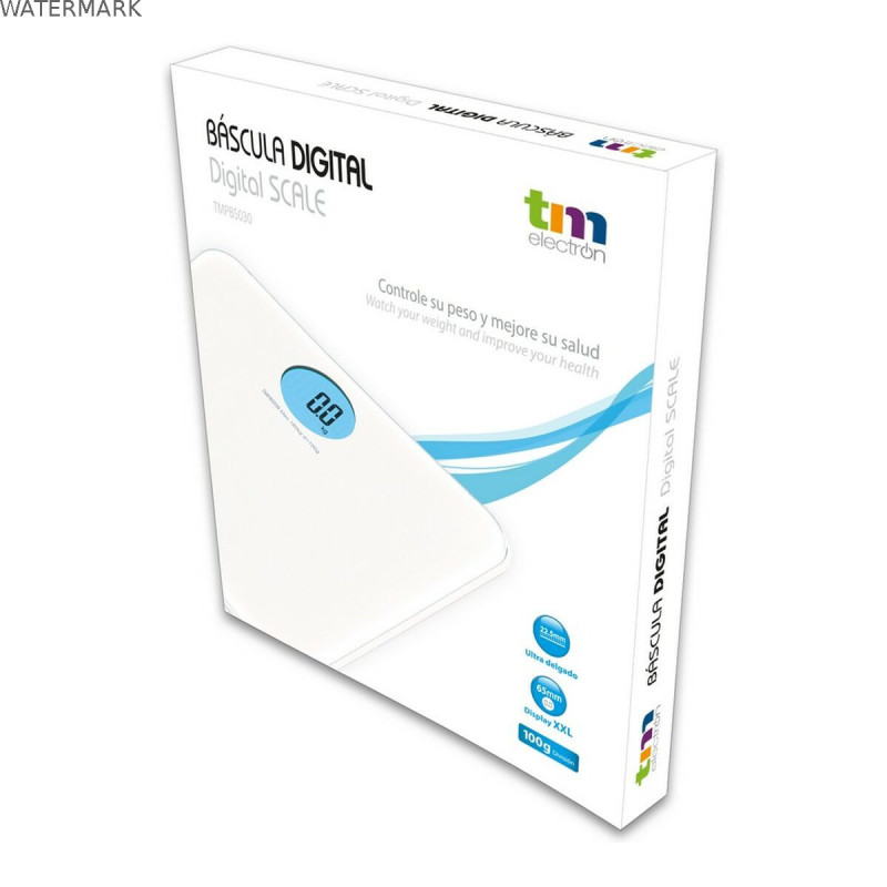 Balance Numérique de Salle de Bain TM Electron Blanc
