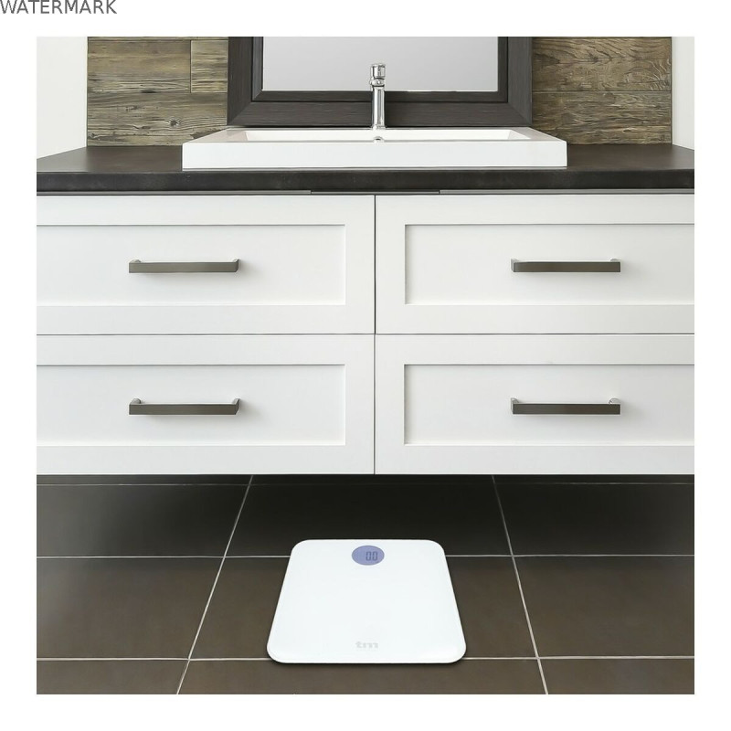 Balance Numérique de Salle de Bain TM Electron Blanc