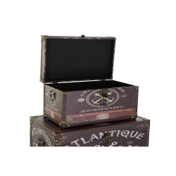 Lot de 2 tabourets de bar Milet tissu W