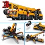 LEGO City 60409 La grue de chantier mobile jaune, set de construction cadeau pour enfants