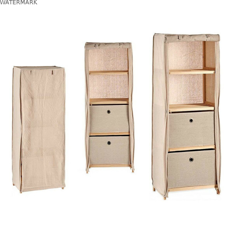 Étagère Kipit MH10228CF-1 Marron Beige Bois 28 x 113 x 42 cm