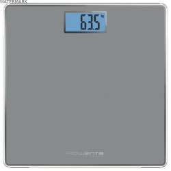 Balance Numérique de Salle de Bain Rowenta BS1500 Verre trempé Bleu Gris Piles x 2