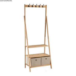 Porte-manteau Kipit MH194001 Marron Beige Bois 40,5 x 175 x 67 cm