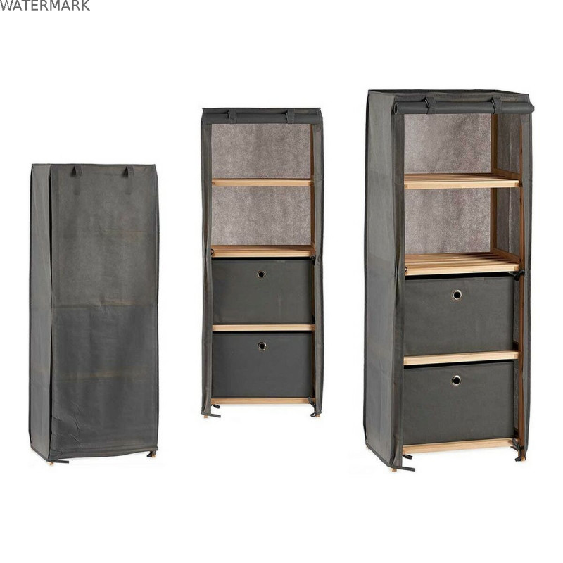 Étagère Kipit MH10228H-1 Marron Gris Bois 28 x 113 x 42 cm