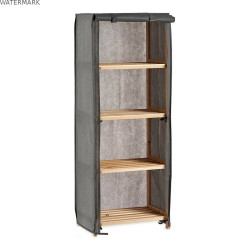 Étagère Kipit MH10228H Marron Gris Bois 30 x 113 x 42 cm