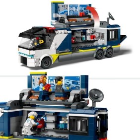 LEGO 60418 City Le Laboratoire de Police Scientifique Mobile, Jouet de Quad, Cadeau Enfants Des 7 Ans, et Minifigurines