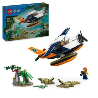 LEGO City 60425 L'hydravion de l'explorateur de la jungle, jouet enfant 6 ans