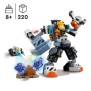 LEGO 60428 City Le Robot de Chantier de l'Espace, Jouet de Figurine de Robot avec Tenue Spatiale, Cadeau Enfants 6 Ans