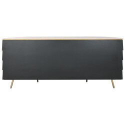 Buffet Home ESPRIT Doré Laiton Bois de manguier 197 x 46 x 85 cm