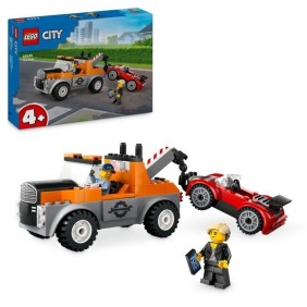 LEGO City 60435 La dépanneuse et la voiture de sport, jeu de construction des 4 ans