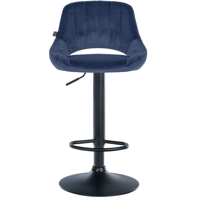 Lot de 2 tabourets de bar Milet velours B