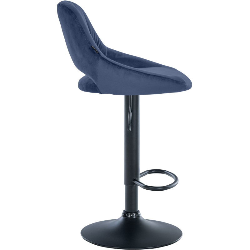 Lot de 2 tabourets de bar Milet velours B