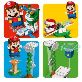 LEGO Super Mario 71409 Ensemble d'Extension Le Défi du Maxi-Spike sur un Nuage, Jouet