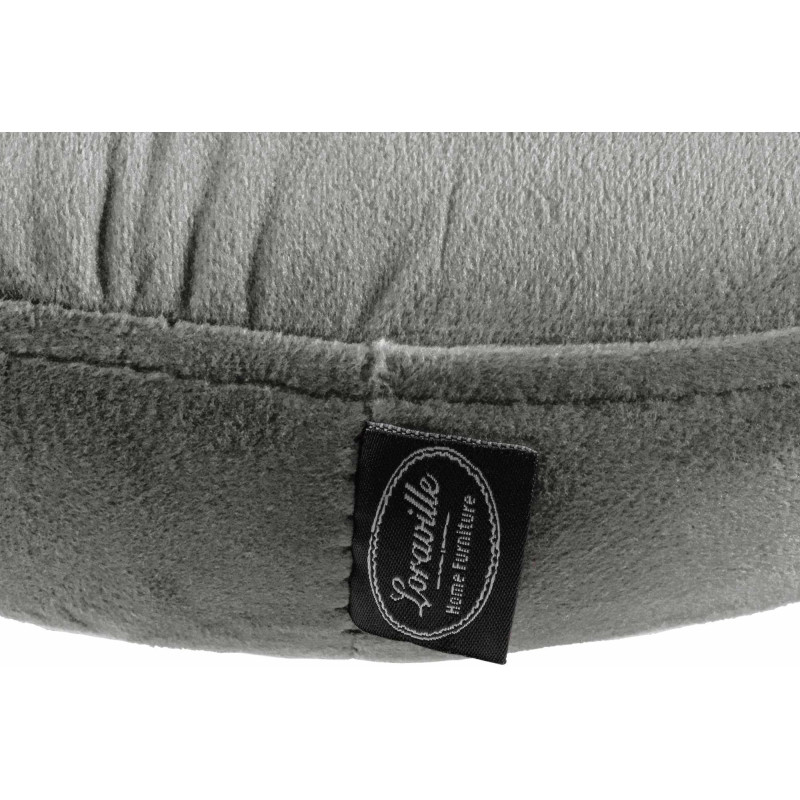 Ensemble de 2 tabourets de bar en velours Ponte, noirs gris