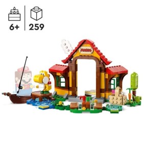 LEGO Super Mario 71422 Ensemble d'Extension Pique-nique chez Mario, Jouet a Combiner avec Pack de Démarrage