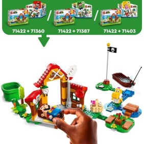 LEGO Super Mario 71422 Ensemble d'Extension Pique-nique chez Mario, Jouet a Combiner avec Pack de Démarrage