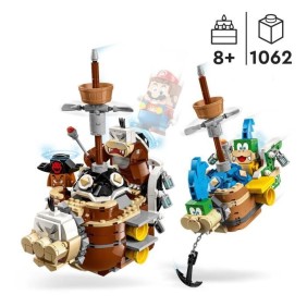 LEGO Super Mario 71427 Ensemble d'Extension Forteresses Volantes de Larry et Morton, Jouet avec Personnages