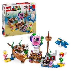 LEGO 71432 Super Mario Ensemble d'Extension Aventure dans l'Épave Engloutie avec Dorrie, Jouet avec Figurines de Cheep Cheep