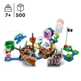 LEGO 71432 Super Mario Ensemble d'Extension Aventure dans l'Épave Engloutie avec Dorrie, Jouet avec Figurines de Cheep Cheep