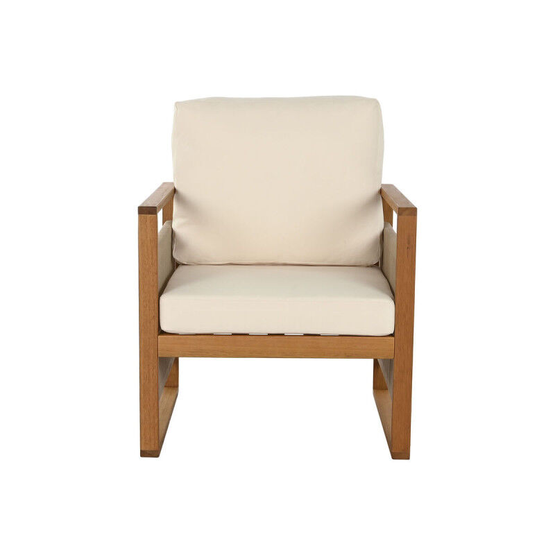 Canapé de jardin Home ESPRIT Blanc Marron 182 x 72 x 80 cm