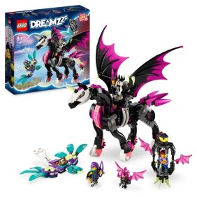 LEGO DREAMZzz 71457 Pégase, le Cheval Volant, Jouet 2-en-1, avec Le Roi des Cauchemars et Zoey