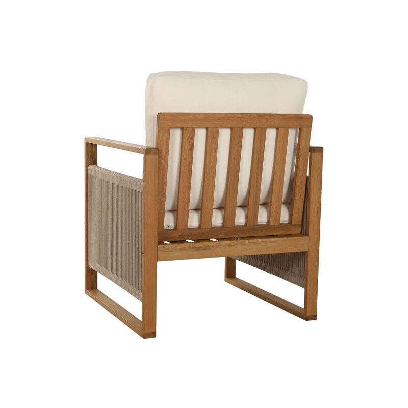 Canapé de jardin Home ESPRIT Blanc Marron 182 x 72 x 80 cm