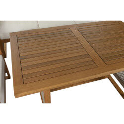 Canapé de jardin Home ESPRIT Blanc Marron 182 x 72 x 80 cm