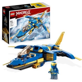 LEGO NINJAGO 71784 Le Jet Supersonique de Jay – Évolution, Jouet Avion, Ninja Évolutif