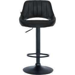 Lot de 2 tabourets de bar Milet en cuir artificiel B