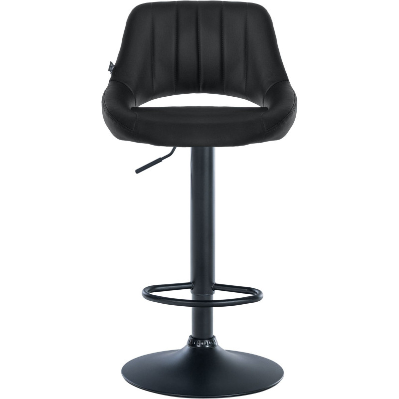 Lot de 2 tabourets de bar Milet en cuir artificiel B
