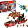 LEGO NINJAGO 71797 Le QG des Ninjas - La Course Contre la Montre, Jouet avec 2 Figurines Dragon