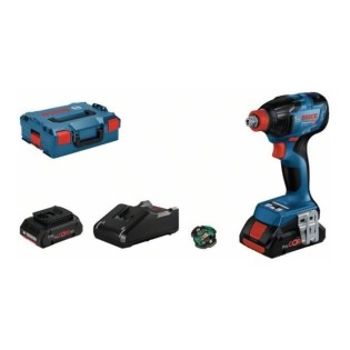 VISSEUSE Clé a chocs GDX 18V Bosch professional + 4 batteries 4 Ah + chargeur, livré en L-BOXX