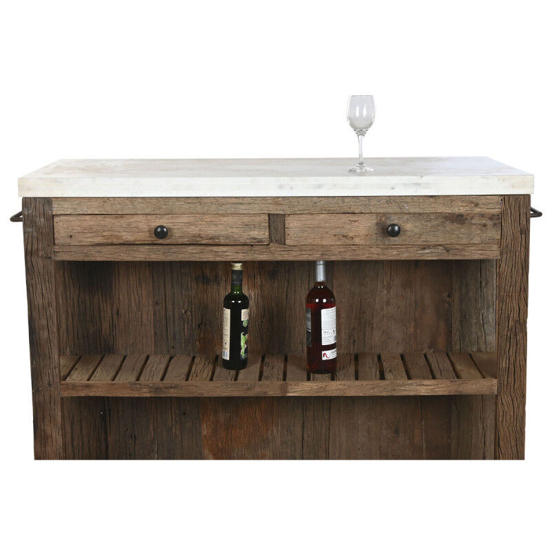 Meuble de cuisine Home ESPRIT Blanc Naturel 120 x 60 x 97 cm 131 x 61,5 x 97 cm