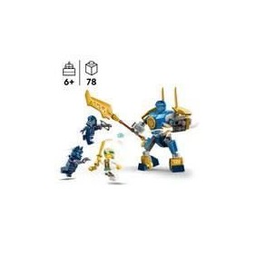 LEGO 71805 NINJAGO Pack de Combat : le Robot de Jay, Jouet de Ninja pour Enfants avec Figurines incluant Jay