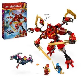 LEGO NINJAGO 71812 Le Robot Grimpeur Ninja de Kai, Set de Jeu d'Aventure pour Enfants