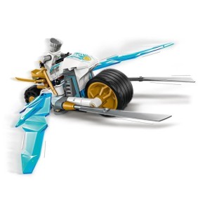 LEGO NINJAGO 71816 La moto de glace de Zane - Avec minifigurine, Jouet d'aventure ninja