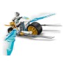 LEGO NINJAGO 71816 La moto de glace de Zane - Avec minifigurine, Jouet d'aventure ninja