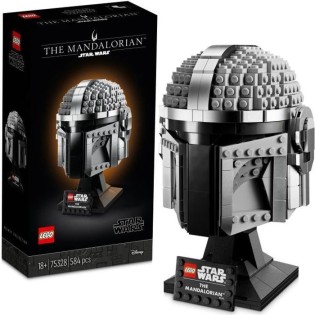 LEGO 75328 Star Wars Le Casque Du Mandalorien Maquette de Collection a Construire, Décoration et Cadeau Pour Adultes