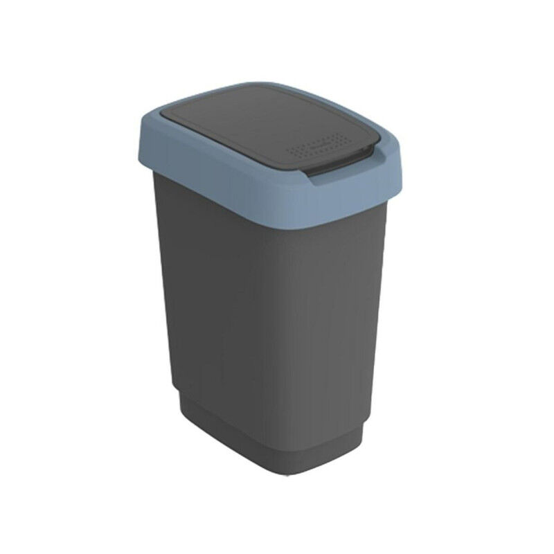 Poubelle Rotho Twist Blue Bleu Plastique 25 L