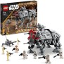 LEGO 75337 Star Wars Le Marcheur AT-TE, Jouet, Figurines Droides de Combat, Clone Trooper, La Revanche des Sith, Enfants Des 9 A