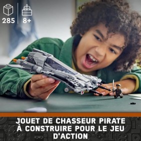 LEGO Star Wars 75346 Le Chasseur Pirate, Jouet avec Minifigurines Pilote et Vane, Le Mandalorien