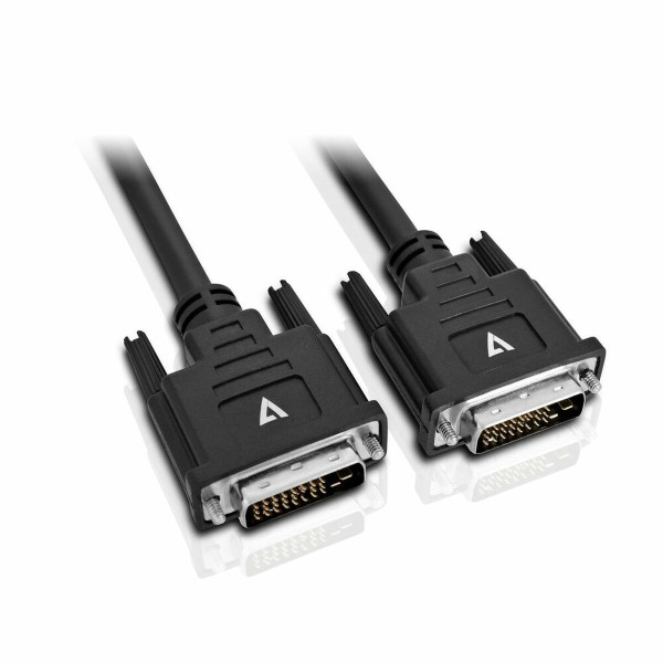 Câble DVI V7 V7DVIDVI-5M-BLK-1E   Noir 5 m