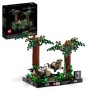 LEGO Star Wars 75353 Diorama de la Course-Poursuite en Speeder sur Endor, avec Luke Skywalker