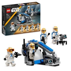 LEGO Star Wars 75359 Pack de Combat des Clone Troopers de la 332e Compagnie d'Ahsoka, Jouet avec Véhicule Speeder