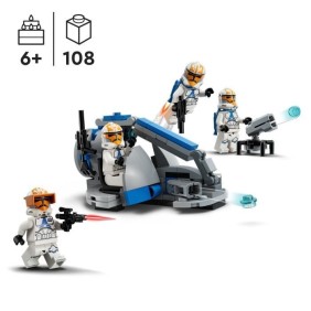 LEGO Star Wars 75359 Pack de Combat des Clone Troopers de la 332e Compagnie d'Ahsoka, Jouet avec Véhicule Speeder