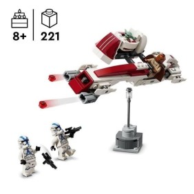 LEGO Star Wars 75378 The Mandalorian L'évasion en Speeder™ BARC, Set de Construction