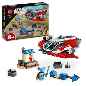 LEGO 75384 Star Wars Le Crimson Firehawk, Jouet de Construction avec Speeder Bike et Minifigurines